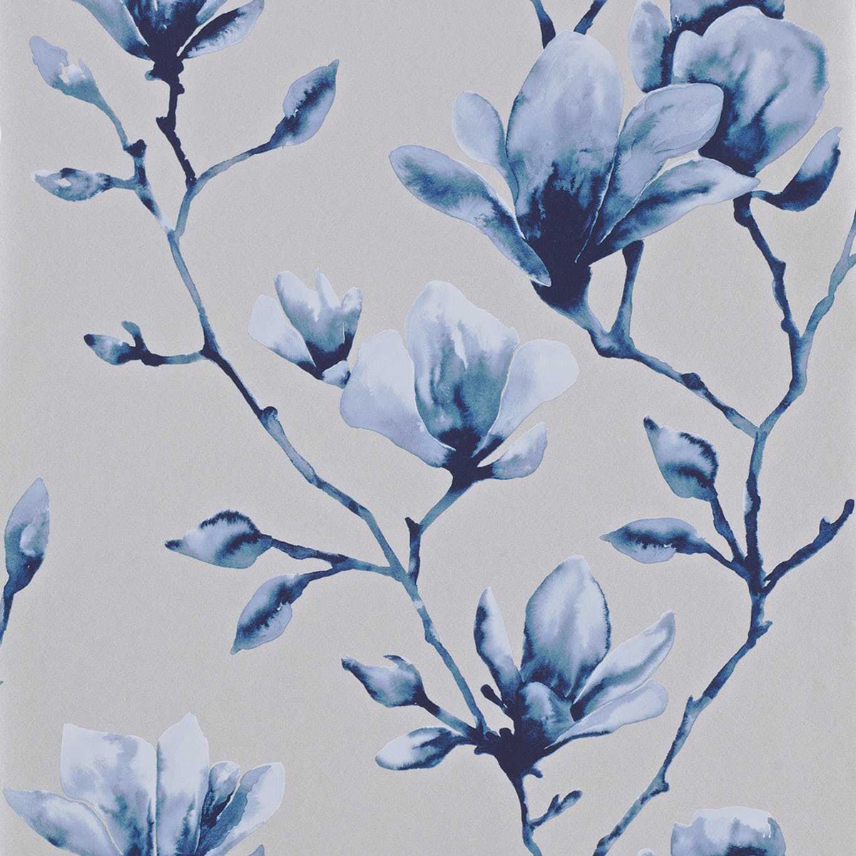 Harlequin Lotus Wallpaper – indigo