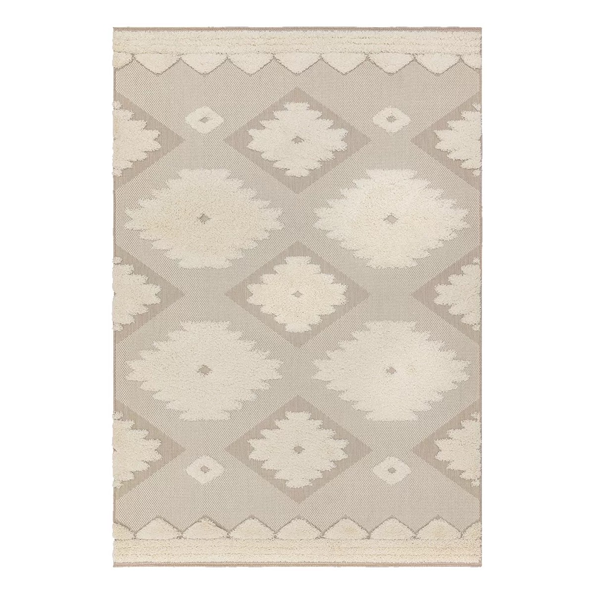Monty Tribal Outdoor Rug - natural-cream, 200x290cm