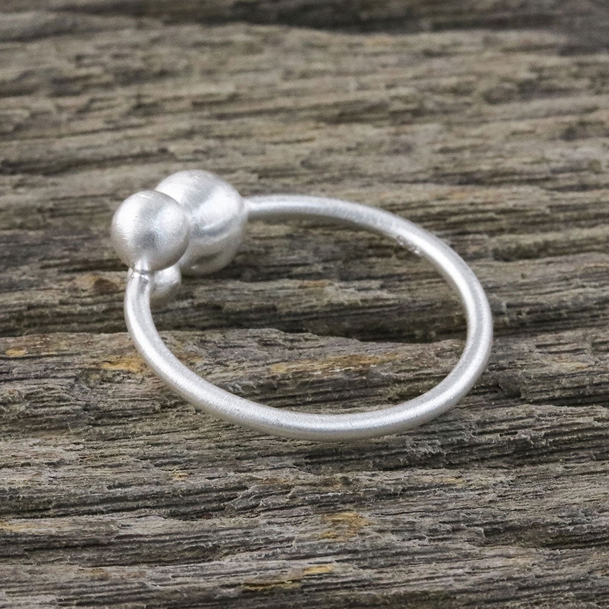 Bubbly Sterling Silver Cocktail Ring from Thailand - Bubbly Charm - 8