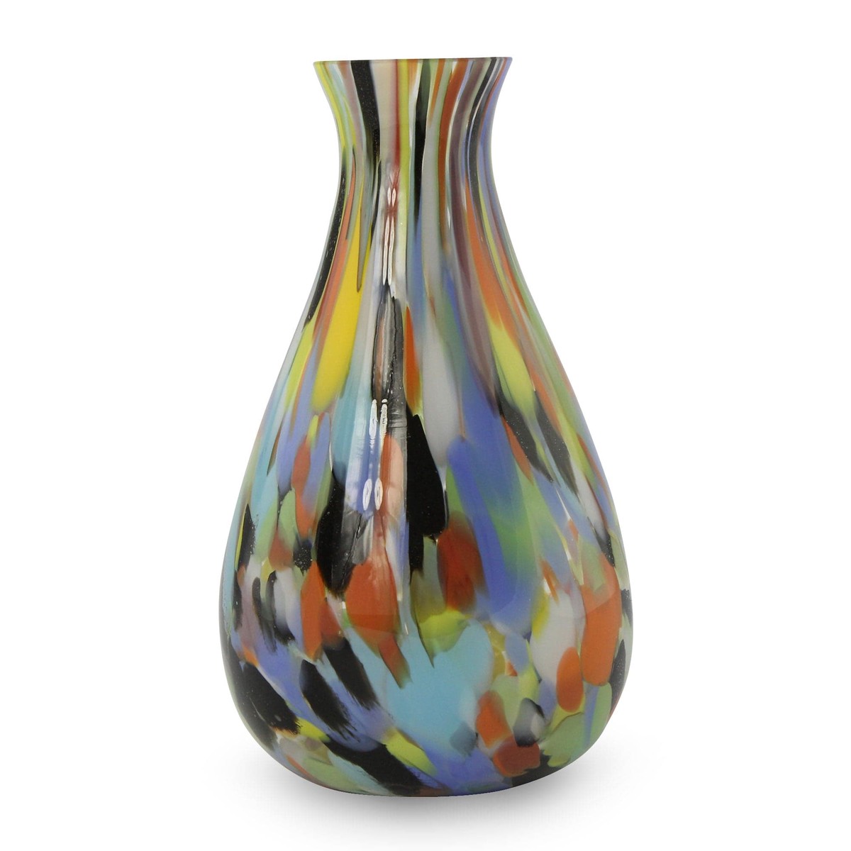 Brazilian Murano Inspired Glass Vase - Caprice