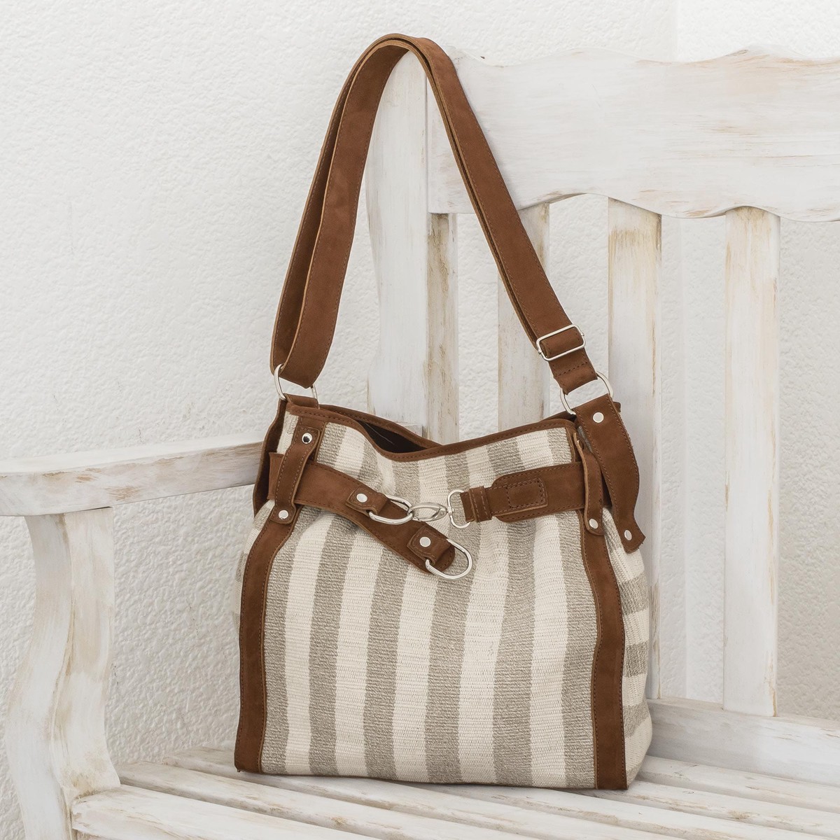 Central American Cotton Shoulder Bag - Natures Lines