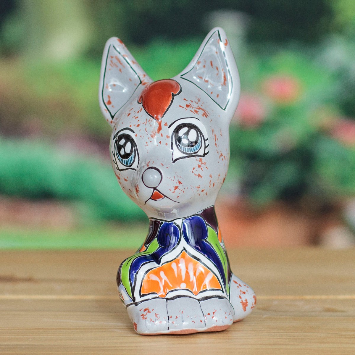 Hacienda-Inspired Grey Xoloitzcuintle Ceramic Sculpture – Hacienda’s Xolo