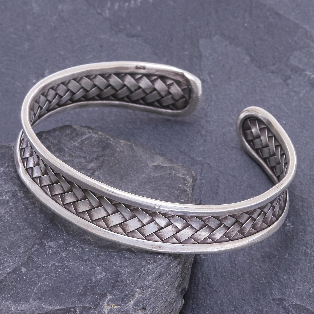 Hand Crafted Sterling Silver Cuff Bracelet – Dedicated To You