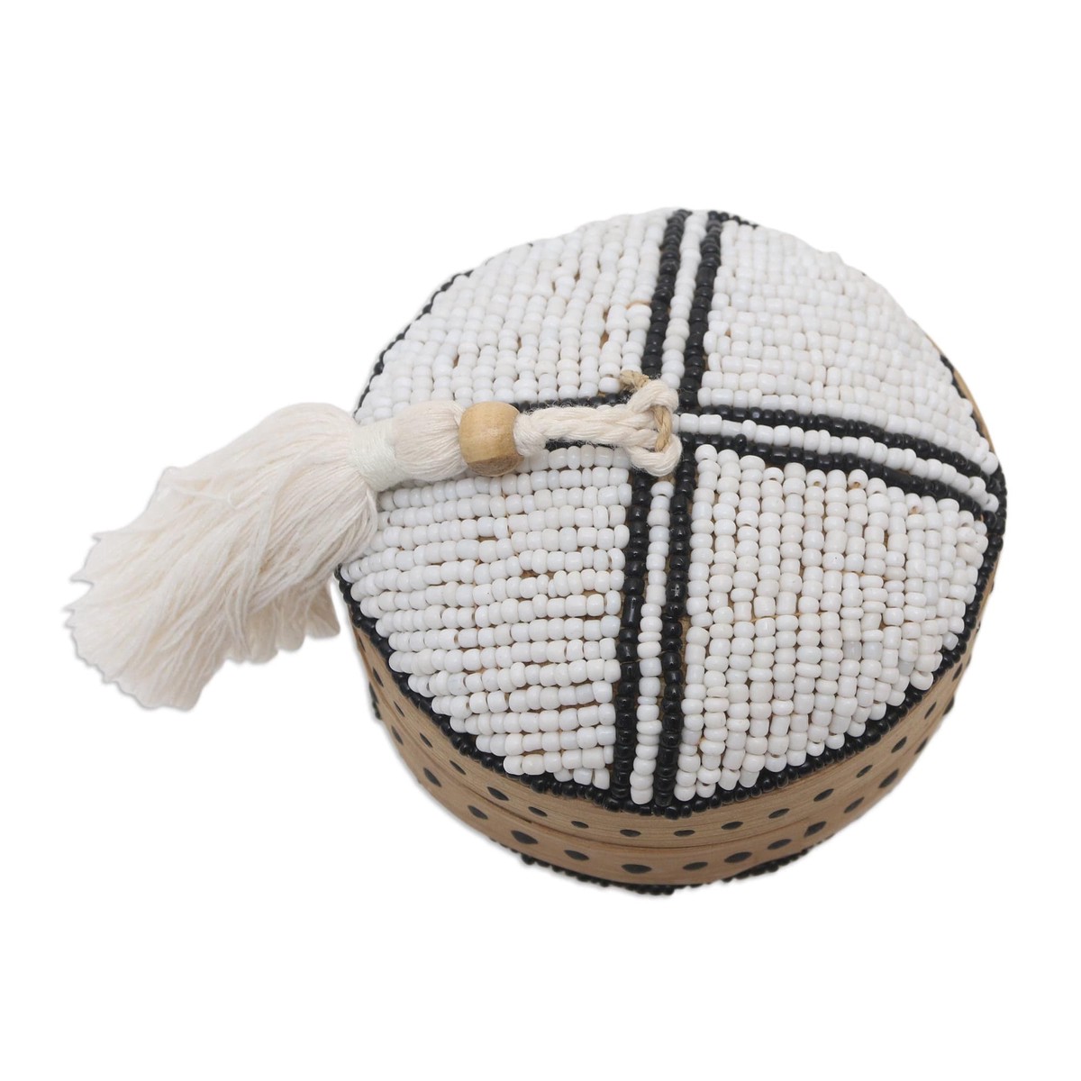 Hand Made Beaded Bamboo Box from Bali – Mod Combo (member)