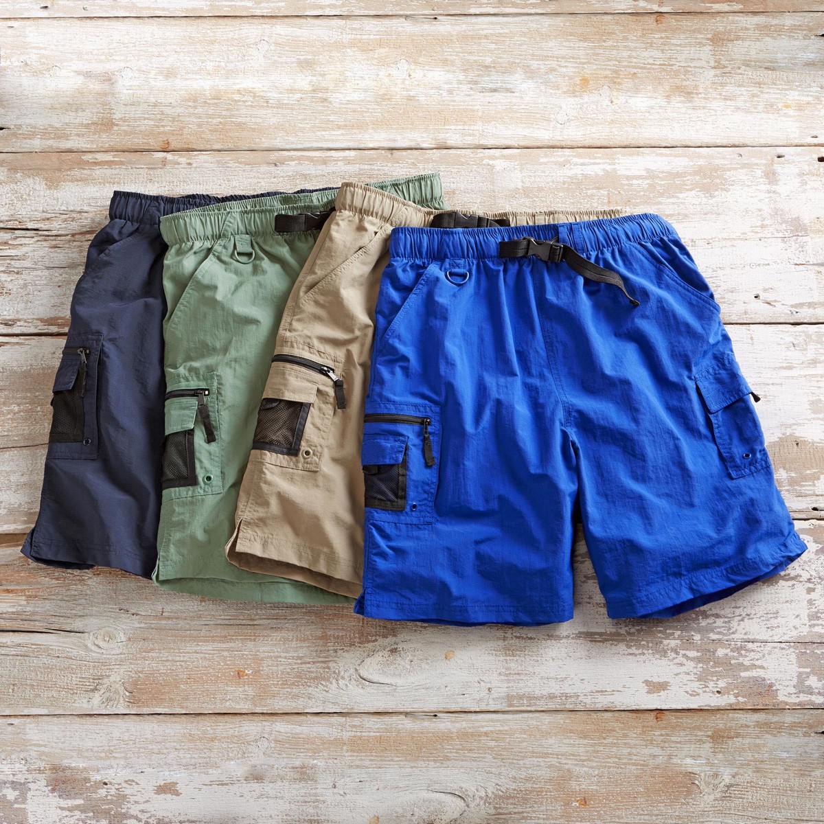 Quick-dry Adventure Water Shorts – Adventure Ahead – Navy – L
