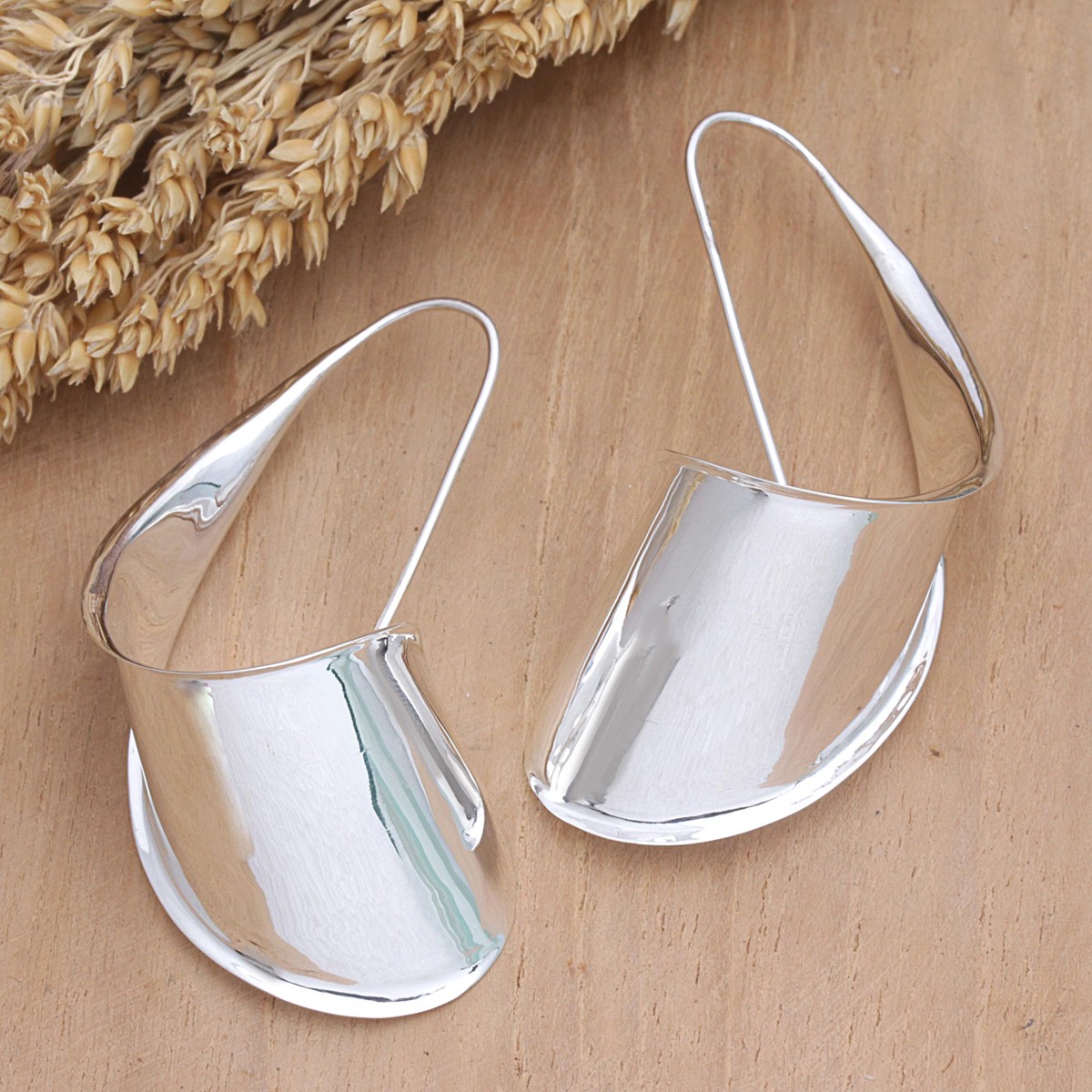 Sterling Silver Drop Earrings from Bali - Loud Rhythm