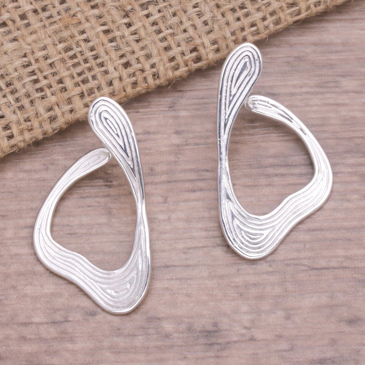 Sterling Silver Drop Earrings Handcrafted in Bali – Winding Ways