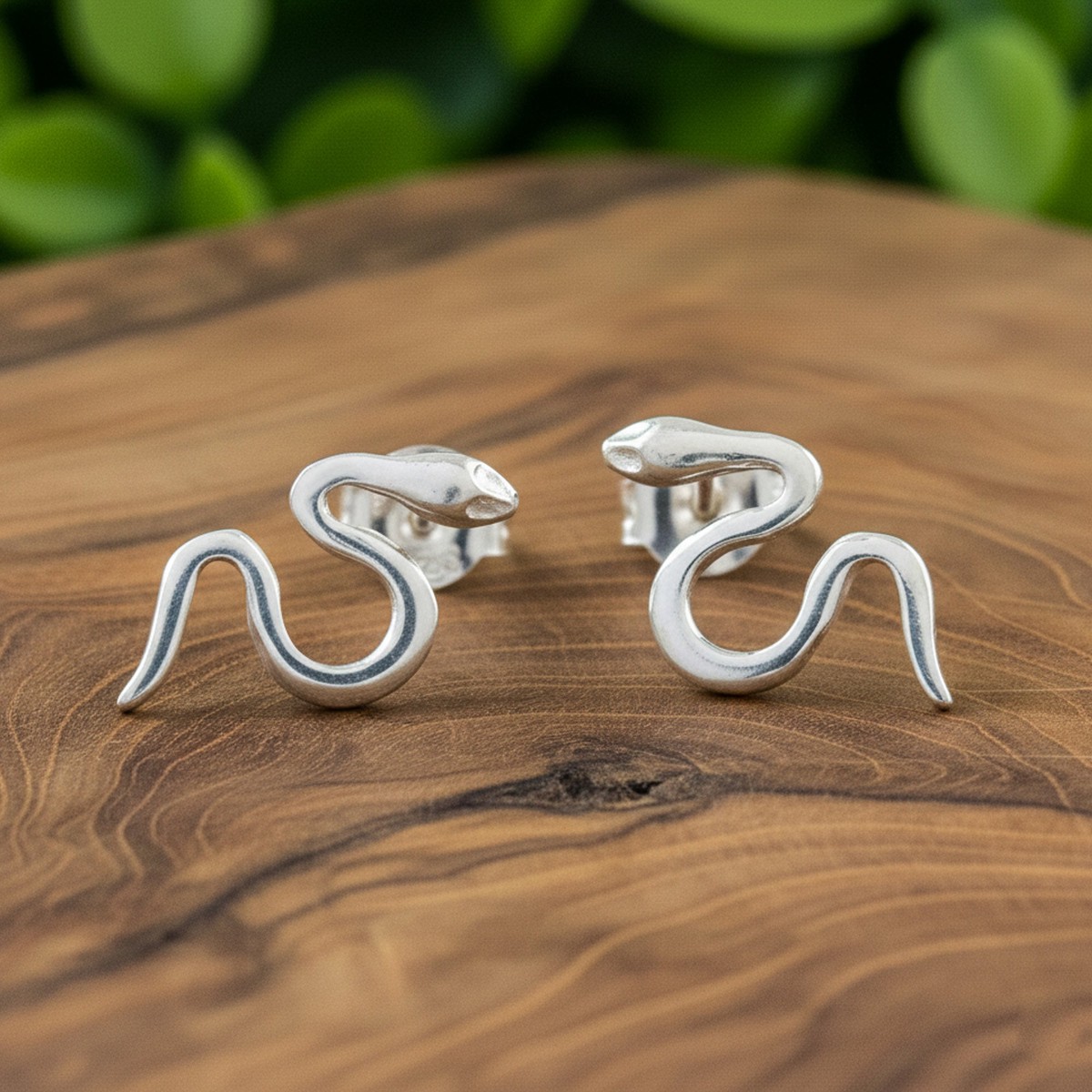 Sterling Silver Friendly Serpents Drop Post Earrings – Friendly Serpents