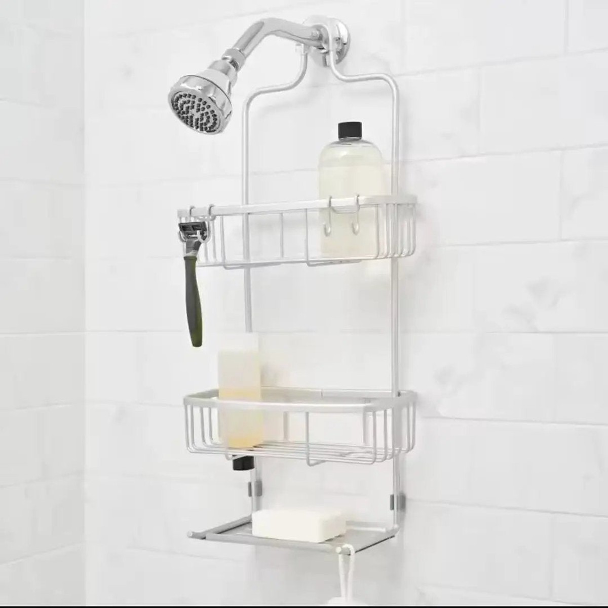 3-Layer Aluminum Shower Caddy
