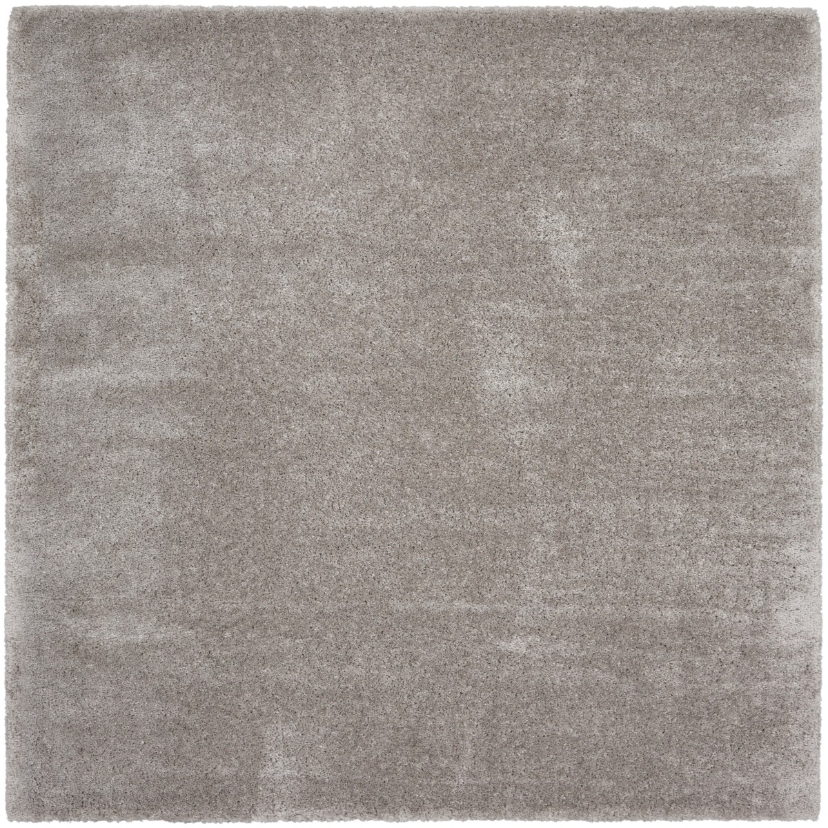 Dreamy Shag Silver Shag Polyester Area Rug - 6'7" x 9'2"