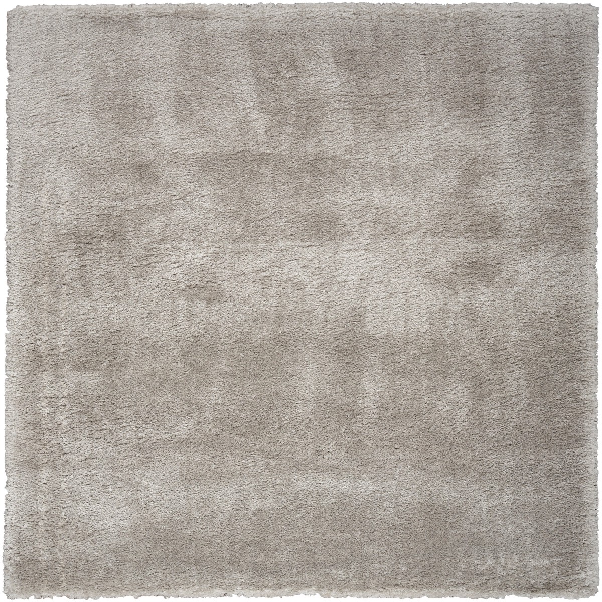 Dreamy Shag Silver Shag Polyester Area Rug - 5'3" x 7'3"