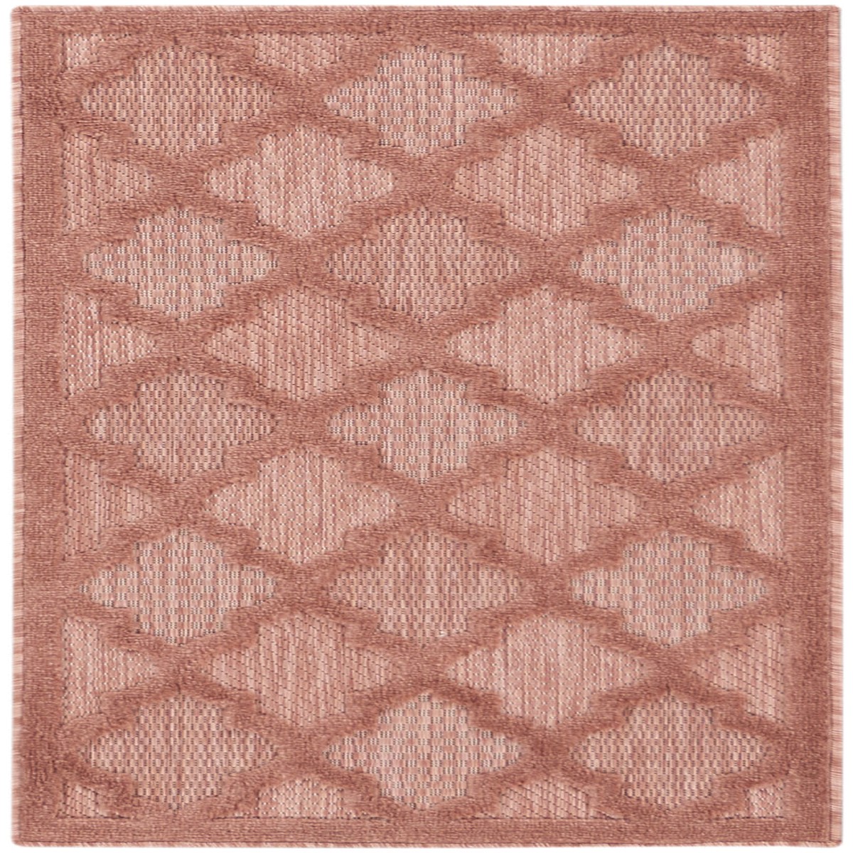 Easy Care Coral Orange Modern Polypropylene Area Rug – 2′ x 4′